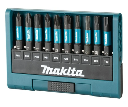 MAKITA SCREWDRIVER BIT SET /10pcs IMPACT BLACK
