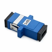 Šviesolaidinis slopintuvas Qoltec SingleMode SC/UPC - SC/UPC, mėlyna kaina