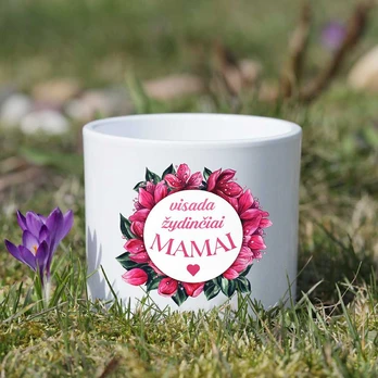 Keramikinis vazonas "Mamytei"