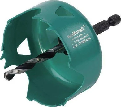 Grąžtas Wolfcraft 68 mm anglies plieno skylių pjūklas Wolfcraft