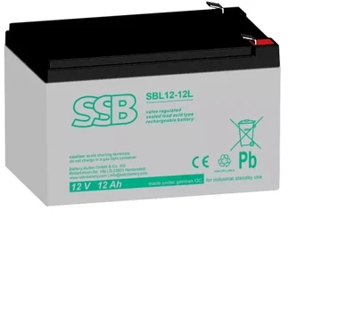 Akumuliatorius (AGM) SSB SBL (12Ah, 12V, F2, VRLA)