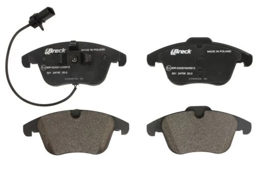 BRECK 24706 00 551 10 Brake pad set