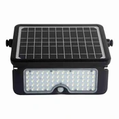 Saulės įkraunama lempa Milagro Epad, 10W, IP65, juodas