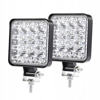 2 vnt. 48w Darbinis žibintas halogeninis prožektorius 16 Led plonas atbulinės eigos žibintas