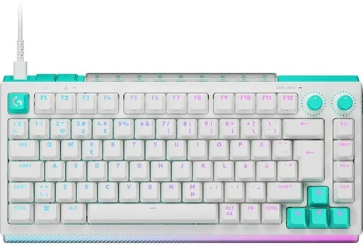 Klaviatūra Logitech G512 X 75 SWE, baltas
