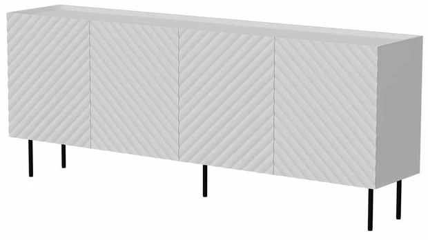 Cama LUCCA 4D komoda, 200x40x80, balta