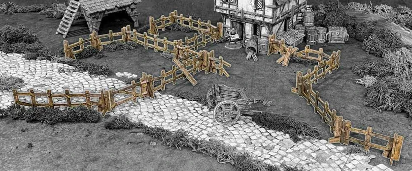 Battle Systems Ltd BattleSystems: medinės tvoros