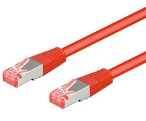 „Goobay Patchcord“, CAT6, S/FTP, 0,25 m, raudona (93214)