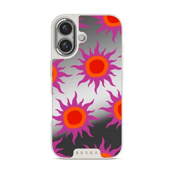Sunset Glow - iPhone 16 Case, Elite Mirror Light (MagSafe) / Silver