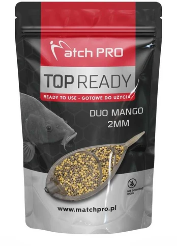 Paruoštos peletės Match Pro Top Ready 700g - DUO Mango