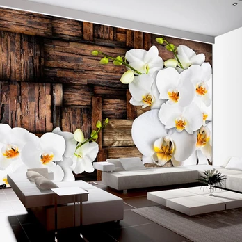 Artgeist Fototapetas - Blooming orchids