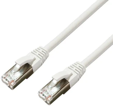 MicroConnect CAT6A S/FTP 3m Baltas LSZH
