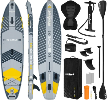 Deska SUP REBEL ACTIVE PRO RBA-4518 - pilka