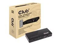 CLUB 3D HDMI 2.0 UHD SwitchBox 4 prievadai