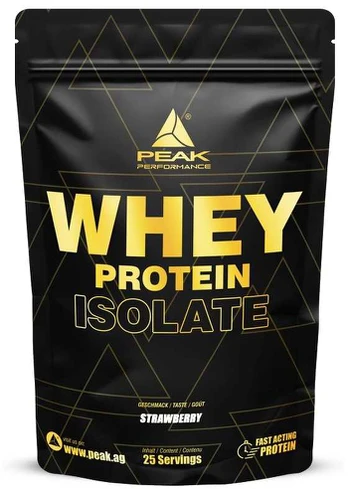 Peak Whey Protein Isolate 750 g. (Strawberry skonis )