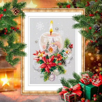Siuvinėjimo rinkinys Magic Needle "Сhristmas Candle" 540-231
