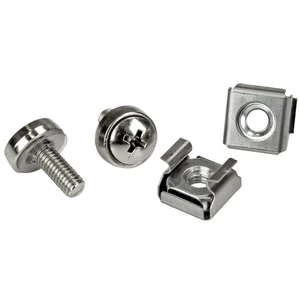 Montavimo varžtai StarTech CABSCREWM52 100 Server Rack Screws