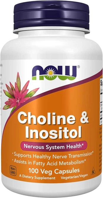 Now Foods Now Choline and Inositol 100 kaps.