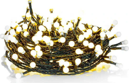 Kalėdinės lemputės Retlux 200 LED šiltai baltos spalvos
