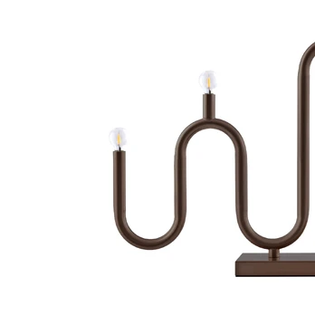 „Globen Lighting“ žvakidė „Noel 5“, bronzos spalvos, plotis 50 cm