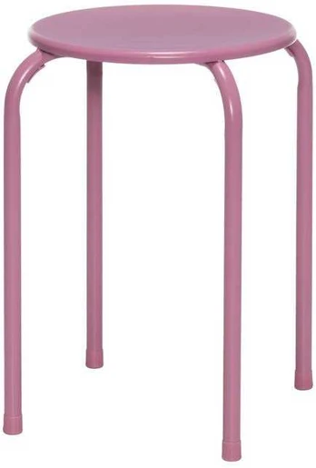 4Living Stool Joy metal stackable lilac