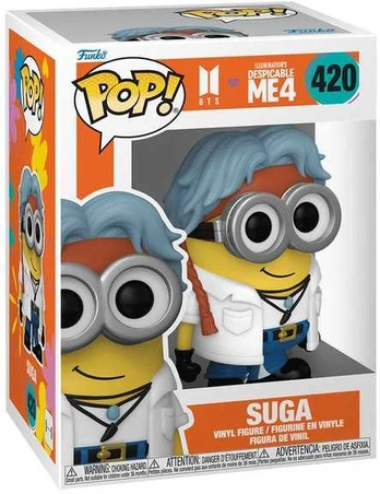 FUNKO POP! Vinilinė figūrėlė: BTS x Despicable Me 4 - Suga