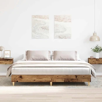 Lovos rėmas be čiužinio, medienos dizaino, 180x200 cm