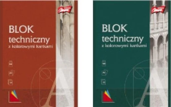 St. Majewski Šv. Majewski Techninis blokas A4 10k, spalvų asorti, 10 vnt.