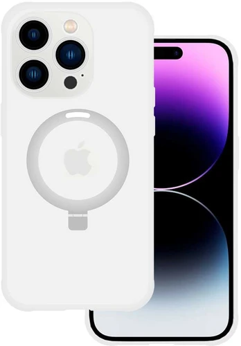 Tel Protect Magical Magsafe Stand dėklas skirtas Apple iPhone 13 Pro sidabro spalvos