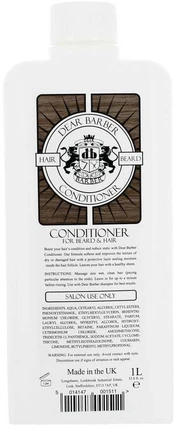 Dear Barber Conditioner, 1000 ml kaina