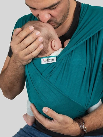 ISARA stretchy wrap, Teal Žalias
