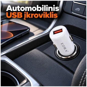 Automobilinis greitojo įkrovimo adapteris CR72 18 W