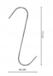 Rūkyklos kabliukas rūkymui 20 vnt 15 cm ilgio