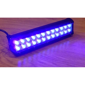 Ultravioletinis UV BAR prožektorius 405nm 72W 12-24V