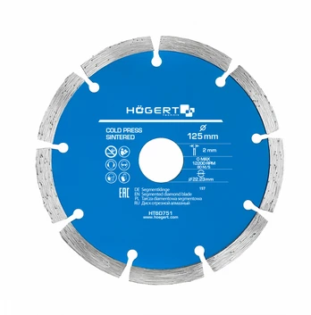 HOGERT TARCZA DIAMENTOWA 125x22,2/SEG.