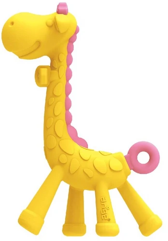 Kramtukas Edison Mama Giraffe, geltonas/rožinis