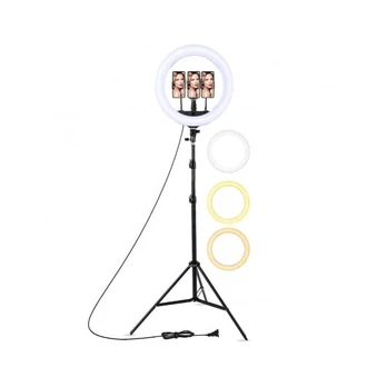 56cm LED Light Ring 67W with 3x holders + BT remote + Tripod 2.1m