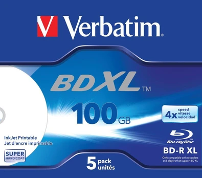 Verbatim BD-R 100 GB 4x5 vnt (43789)
