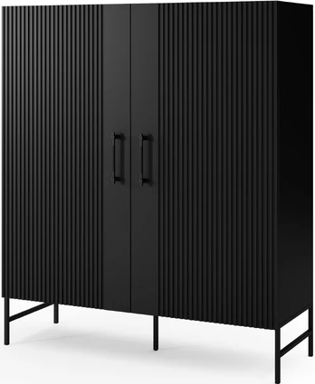 Spinta Raftt, juoda, 42 cm x 122 cm x 140 cm