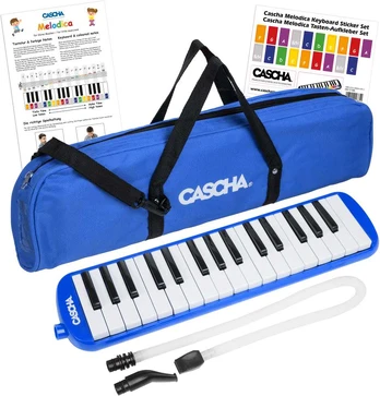 Melodika 32 klavišų Cascha mėlyna HH 2060