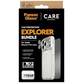 Panzer Glass PanzerGlass CARE 3-in-1 Flagship Explorer Bundle iPhone 17 Pro Max