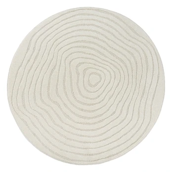 Kilimas Domoletti Elio 2325 160, baltas, 160 cm x 160 cm
