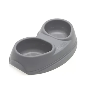 Comfy Space Bowl plastikinis dubenėlis, pilkas, 2x200 ml
