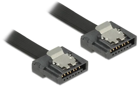 Delock SATA - SATA, 0.5m, Juodas (83841)