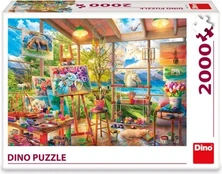 Dėlionė Dino Puzzle 2000 Pcs: Painting Studio