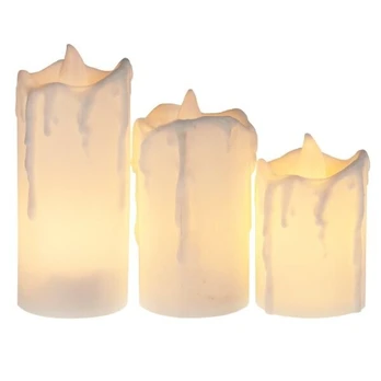 LED žvakių rinkinys, 3 vnt.
