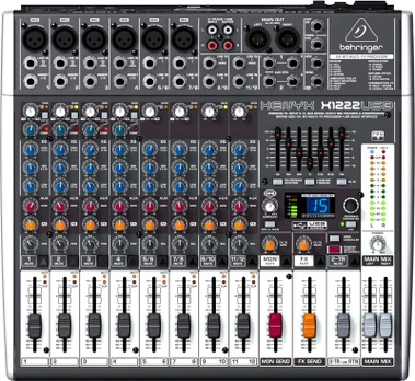 Behringer X1222USB garsų maišiklis 4 kanalai