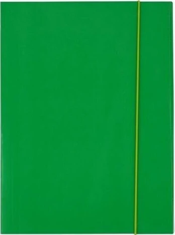 A4 formato kartoninis aplankas su elastine juostele žalias 300 g Drect