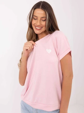 Šviesiai rožinė oversize palaidinė