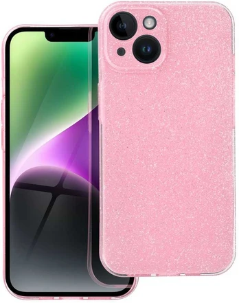 Dėklas Oem CLEAR CASE 2mm BLINK for IPHONE 14 pink